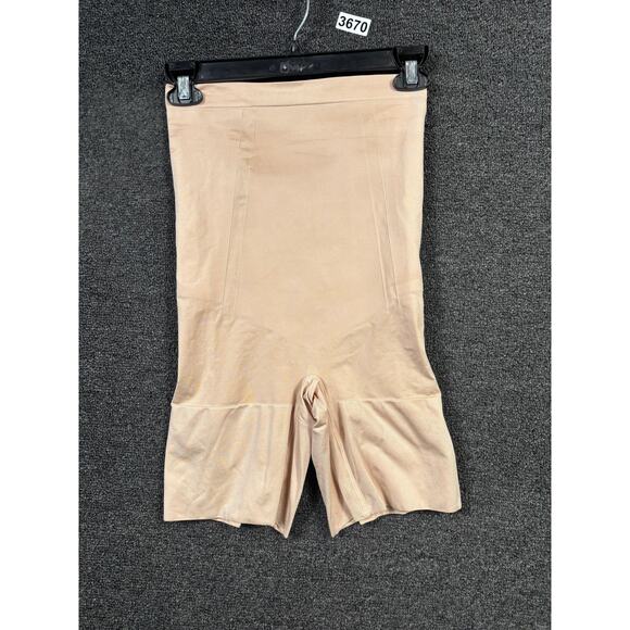 Spanx Shapewear Shorts Womens XL Beige High Waist Seamless Control SS1915 - Picture 1 of 8